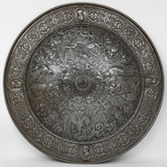 Ил. 6. Щит «итальянских поэтов». А. Веште, Лепаж. Париж (Лондон). 1851 г. Сталь, чеканка, гравировка