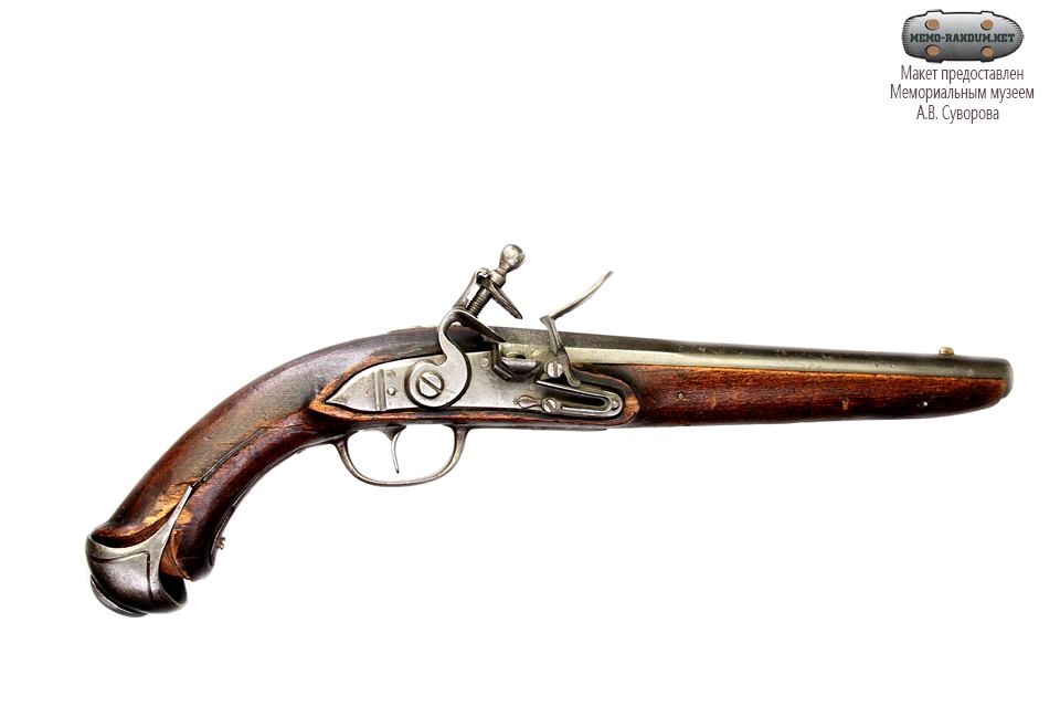 Пистолет русский, кавалерийский, солдатский кремневый Российская Империя, Вторая половина XVIII