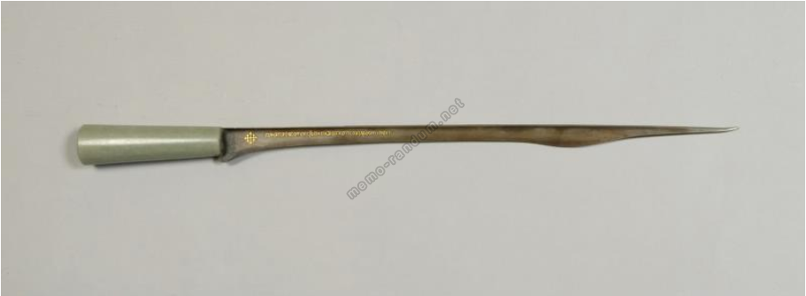 Подсаадачный нож 1535 года из собрания ГИМ и его владелец, Пчелов Е.В. (Москва)