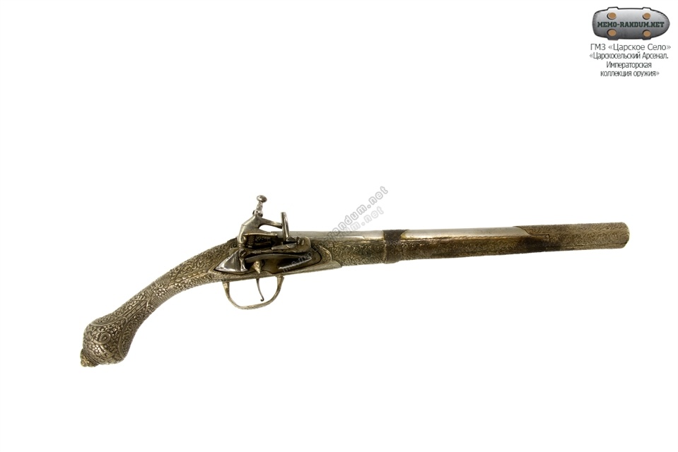 Пистолет турецкий, кремневый. ЕД-29