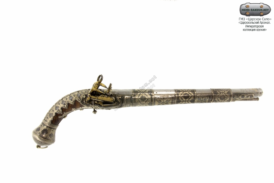 Пистолет кавказский кремнёвый. Инв.№ ЕД-32-III/ЦС КП-14932