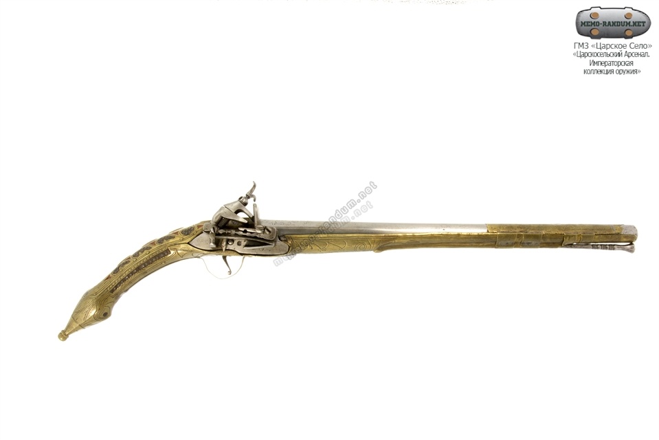 Пистолет кремнёвый. Инв.№ ЕД-49-III/КП-14949