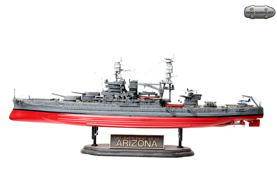 Американский линкор USS Arizona (BB-39), модель