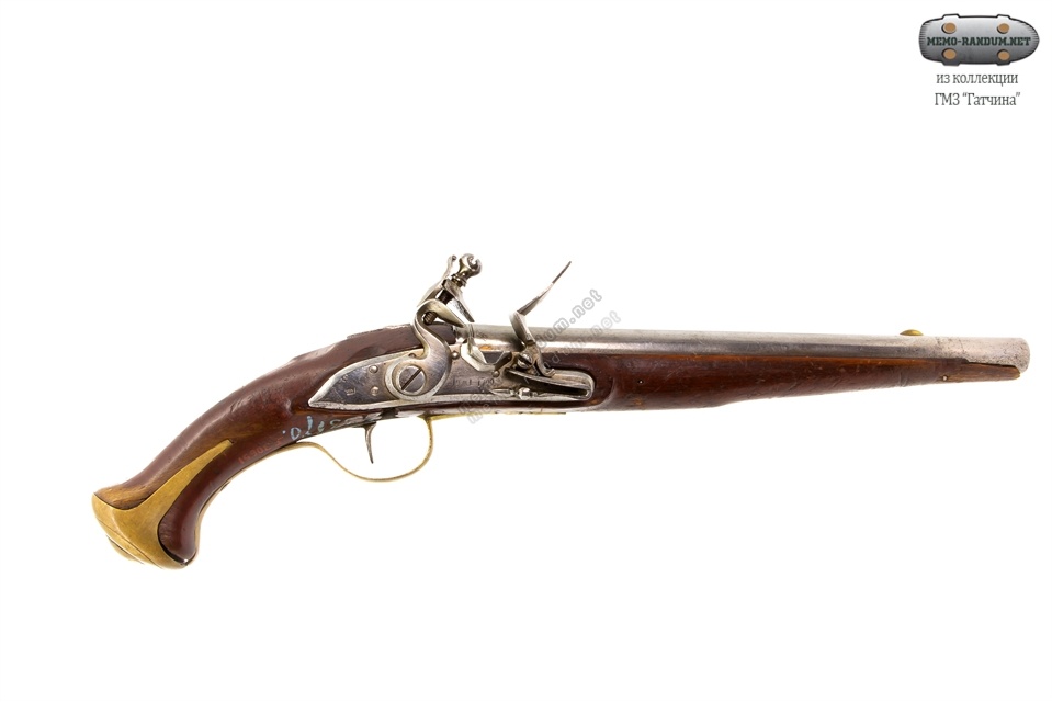 Пистолет кавалерийский образца 1775 г. Россия, Тула, 1792 г. инв.№ГДМ-230-1Х.