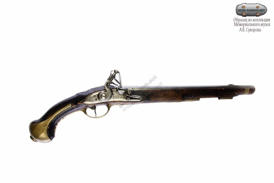 Пистолет русский кремневый кавалерийский Россия, Тула 1765. Инв.№ МС-1037