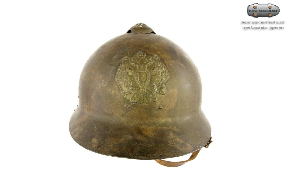 Стальная цельноштампованная каска обр. 1916 г. с гербом