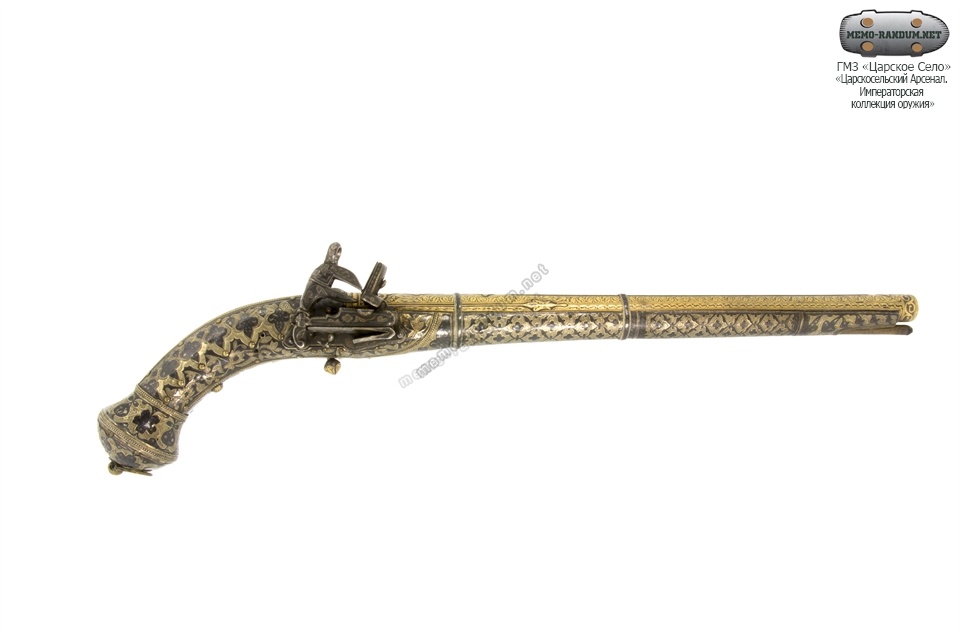 Пистолет кавказский кремнёвый.Инв.№ ЕД-61-III/КП-14961