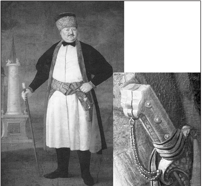 Рис. 8. В. Боровиковский. Портрет полтавского бурмистра Павла Руденко. 1778, Днепропетровский художественный музей 
