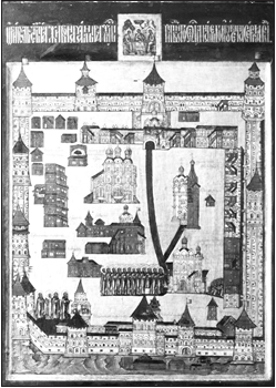 Рис. 1. Троице-Сергиев монастырь. Икона. XIX в. 44,4 х 36,7 