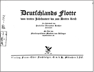 Рис. 6. Альбом «Deutschlands flotte» («Германский флот»). 1934 г., Германия, ЦВММ 