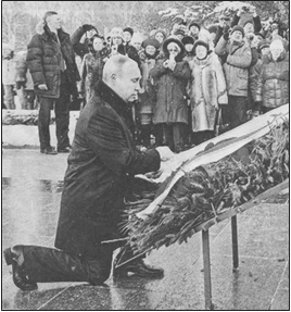 Рис. 4. Президент России Владимир Путин лично почтил память павших в годы блокады 