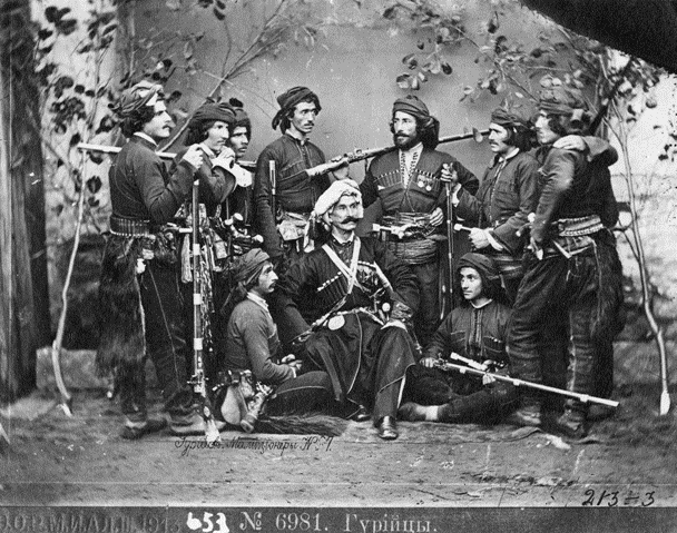 Рис. 5. Гурийцы («Гурийские милиционеры»). Вторая половина XIX в. Собрание РЭМ