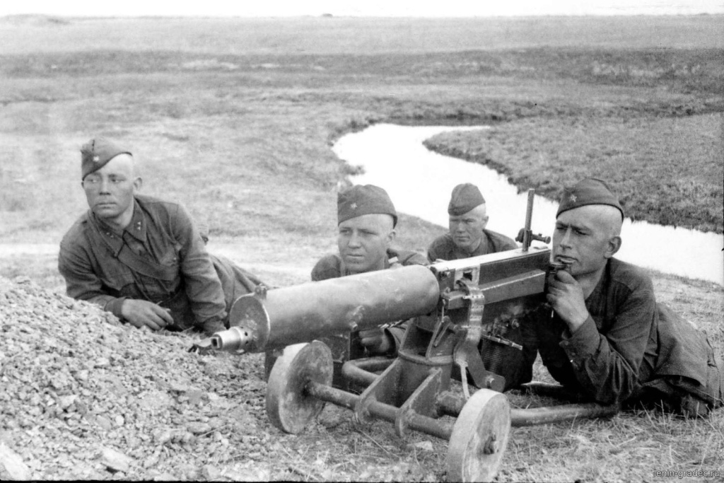 Классический вид станка УПС, с пулеметом ПВ-1