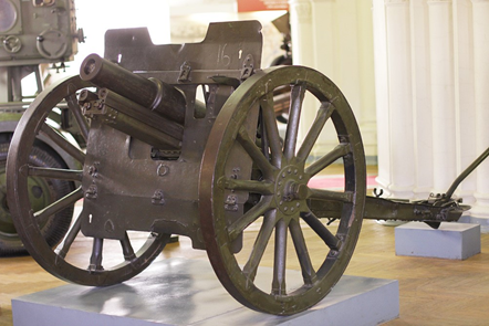 76-мм советская полковая пушка обр. 1927 г. Инв. № 3/129 