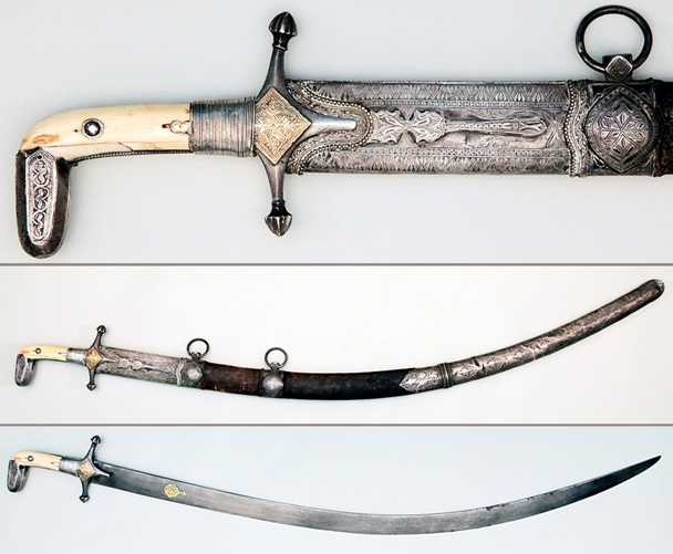 Рис. 6. Арабский (авравийский) шамшир – саиф