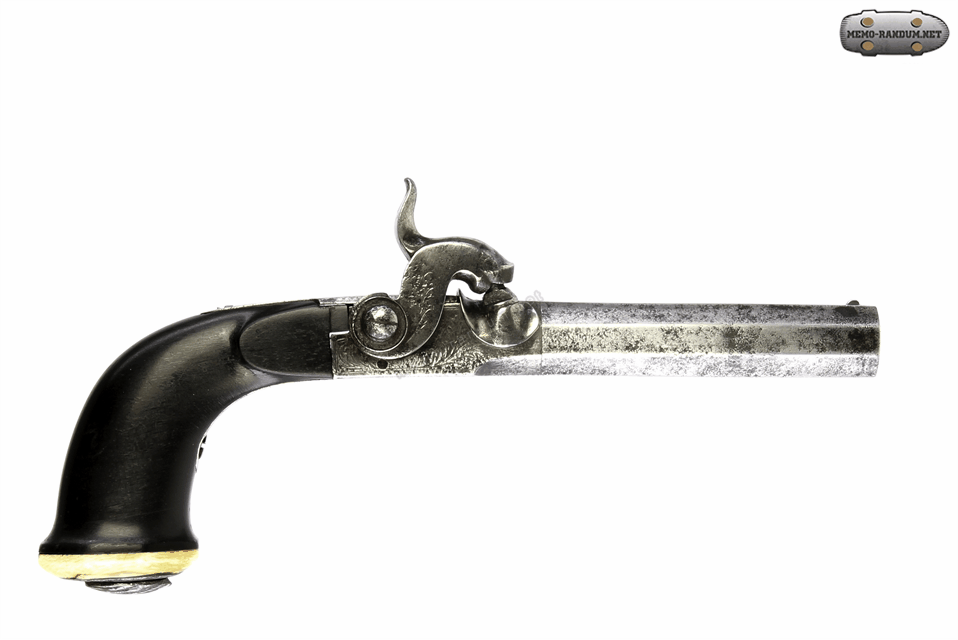 Дорожный пистолет, Льеж Бельгия, 1850-1892 -е gif