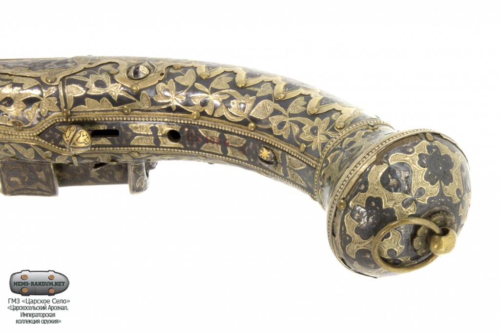 Пистолет кавказский кремнёвый. Инв.№ ЕД-61-III/КП-14961. Рукоятка