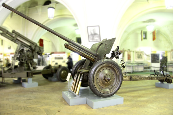 76-мм советская дивизионная пушка обр. 1936 г. (Ф-22) Инв. № 3/130