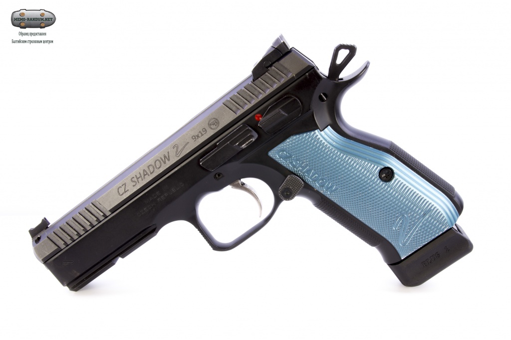 Пистолет CZ Shadow-2. общий вид, курок взведен