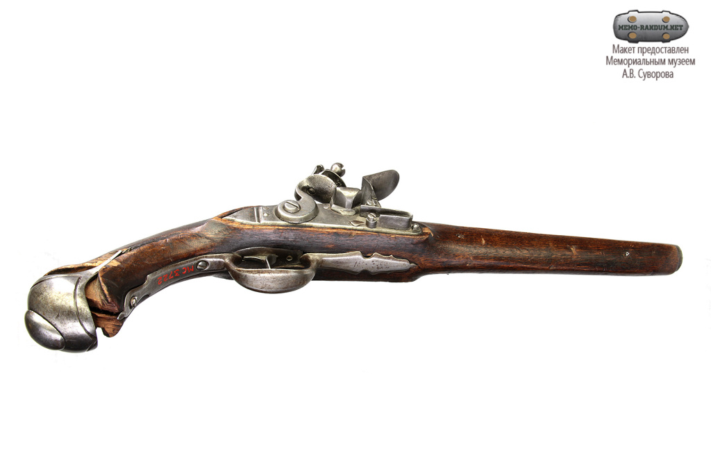 Пистолет русский, кавалерийский, солдатский кремневый Российская Империя, Вторая половина XVIII