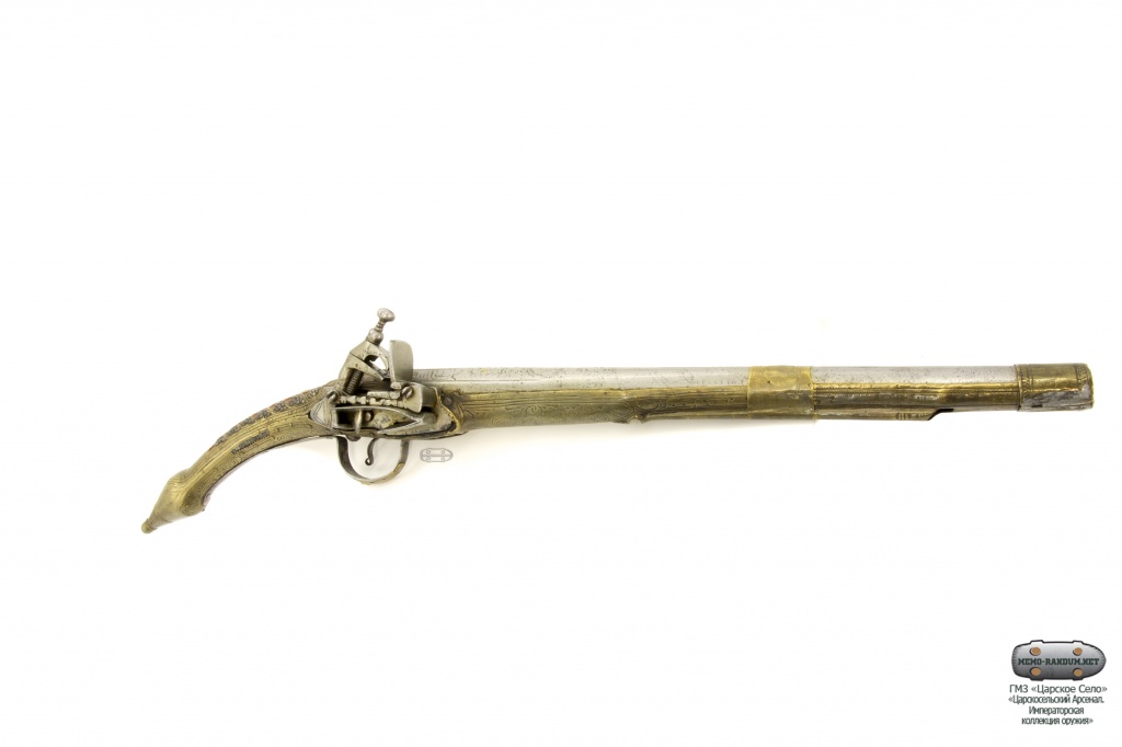Пистолет албанский кремнёвый. Инв.№ ЕД-65-III/КП-14965