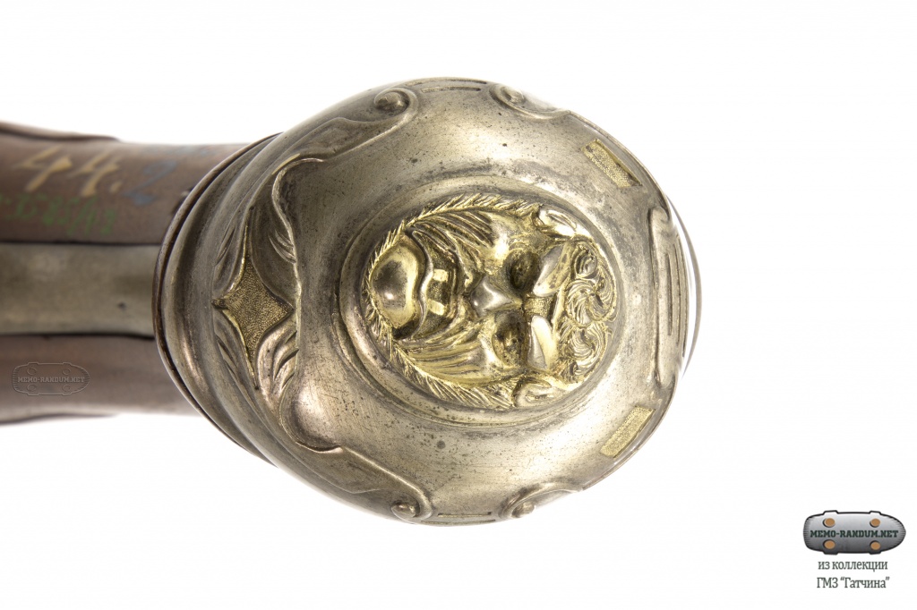 Кремневый пистолет. Россия, Тула, 1740-70-е гг. (инв.№ГДМ-136-1Х)