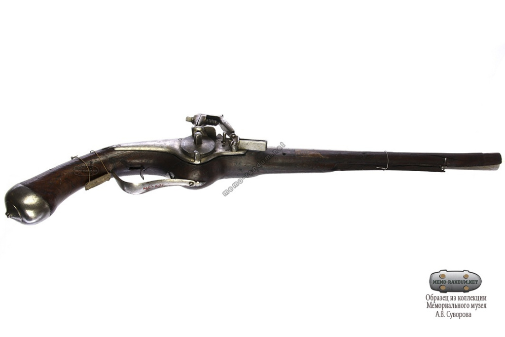 Пистолет русский колесцовый. Российская империя Первая половина XVIII в. (3. обр)Инв.№МС-1032