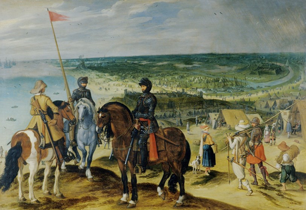 Осадный лагерь под Остенде. Художник Себастьян Вранкс. 1620-е гг. Рейксмузеум (Амстердам)