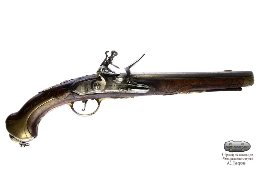 Пистолет прусский кремневый гвардейский. Пруссия, Потсдам.(1039) Пистолет прусский кремневый гвардейский. Пруссия, Потсдам.(1039)