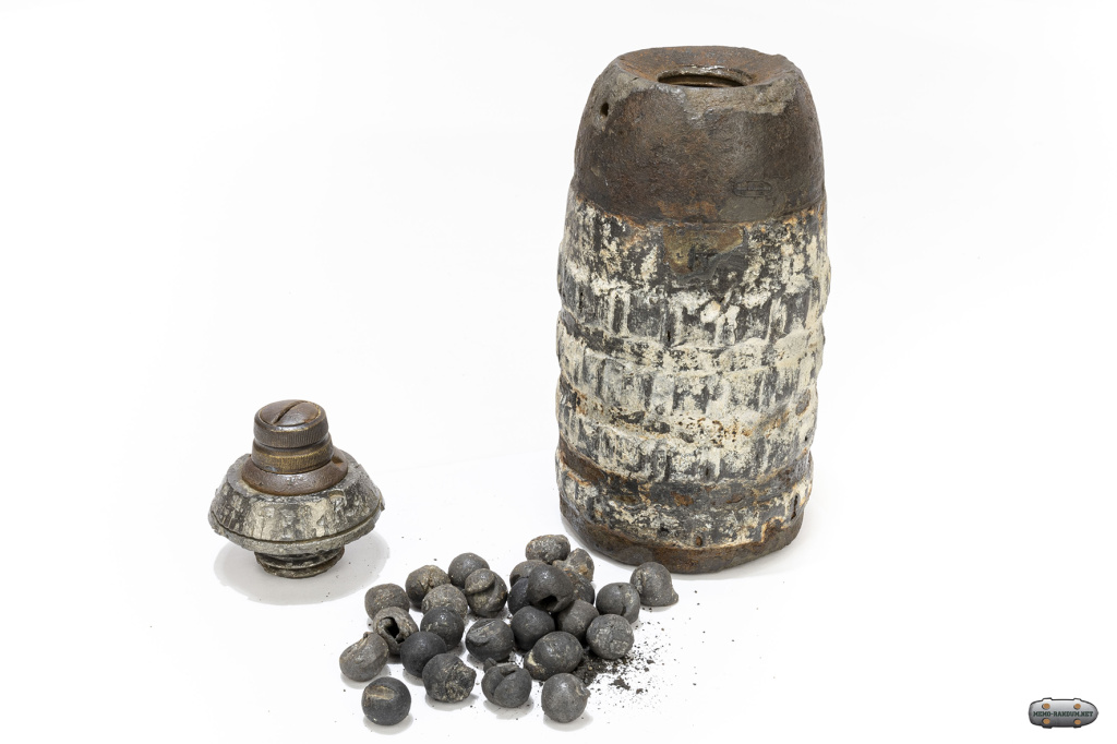 Обзор 9 см шрапнельного снаряда обр. 1880 года. Германия. 9cm Schrapnel C/70