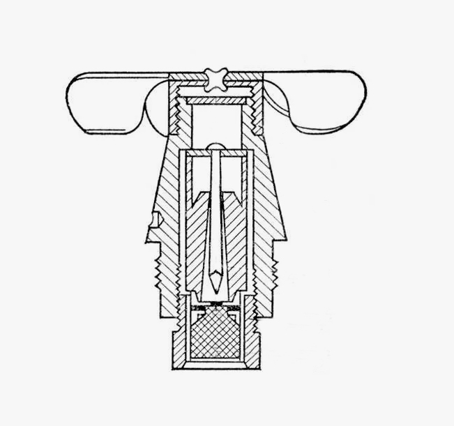 Схема взрывателя АМ-А в разрезе