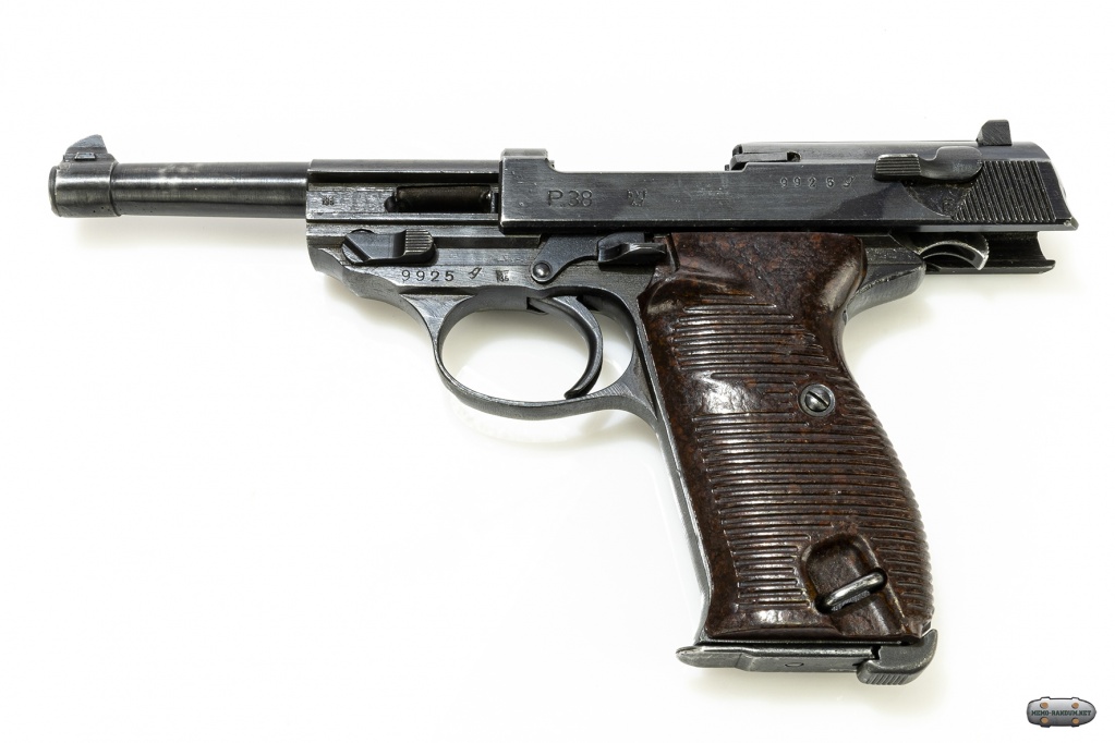 Самозарядный пистолет Walther P38 (Вальтер П38). затвор на затворной задержке