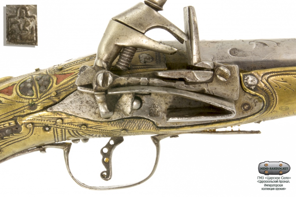 Пистолет кремнёвый. Инв. № КП-14948/ЕД-48-III. Замок