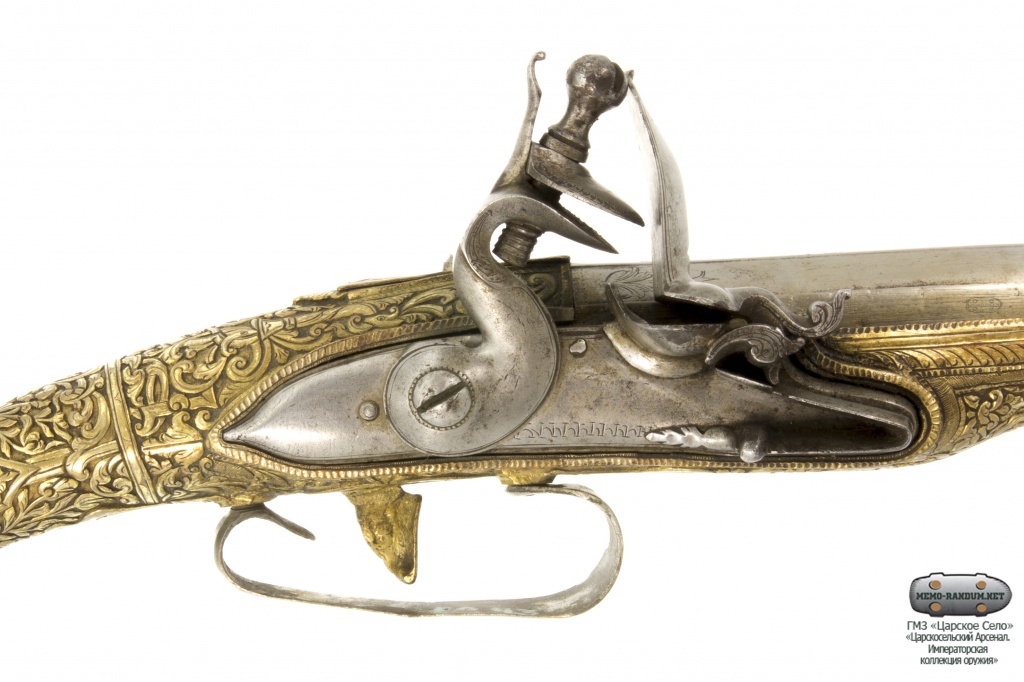 Пистолет турецкий кремнёвый. Инв.№ЕД-43-III/КП-14943