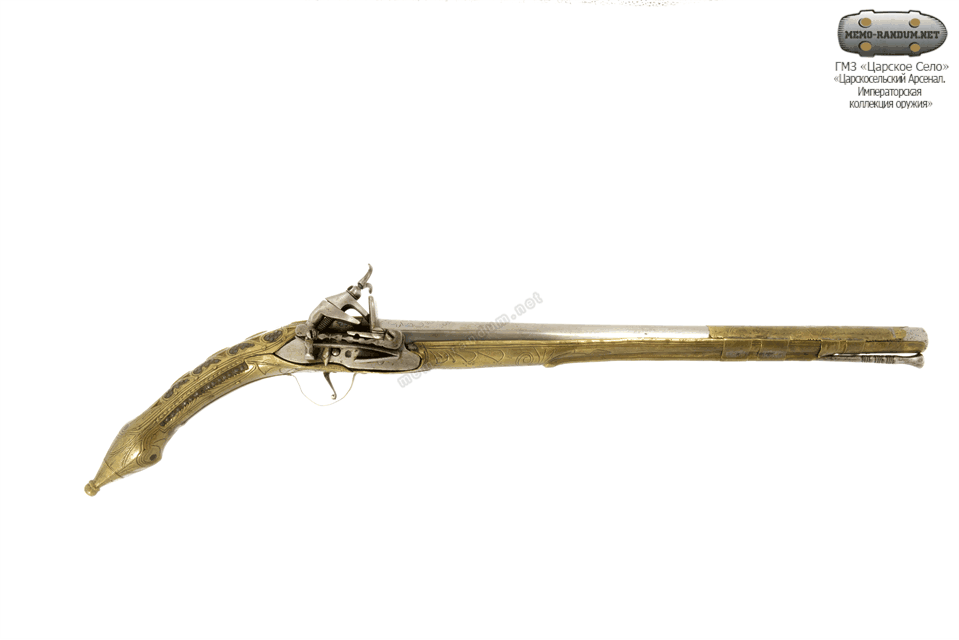Пистолет кремнёвый. Инв.№ ЕД-49-III/КП-14949. Обзор 360