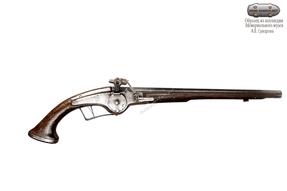 Пистолет русский колесцовый. Российская империя Первая половина XVIII в.gif