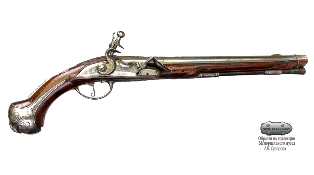 Пистолет прусский, кремневый, офицерский Пистолет прусский, кремневый, офицерский