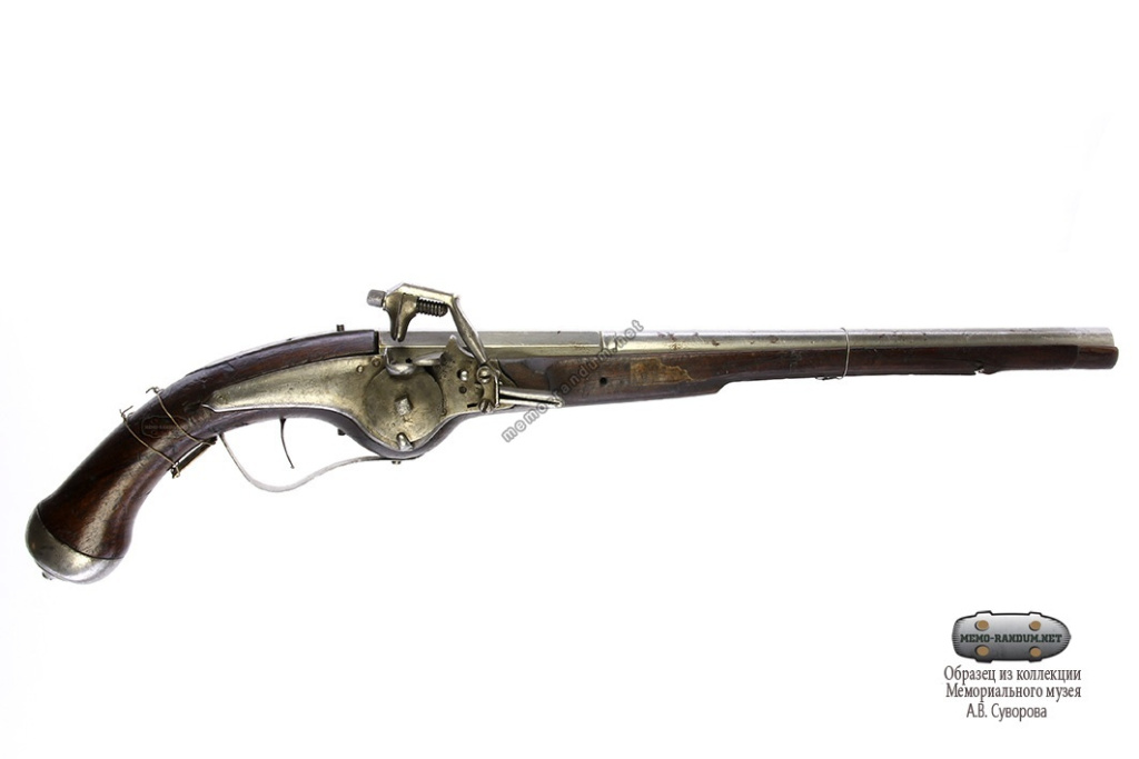 Пистолет русский колесцовый. Российская империя Первая половина XVIII в. (3. обр)Инв.№МС-1032