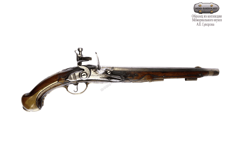 Пистолет прусский кремневый (гвардейский ?). Пруссия, Потсдам.(1040) gif