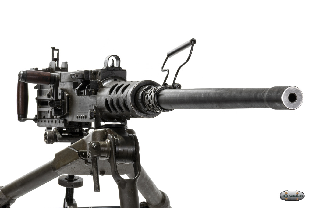 Пулемёт тяжёлый станковый пехотный Browning M2HB. вид от ствола