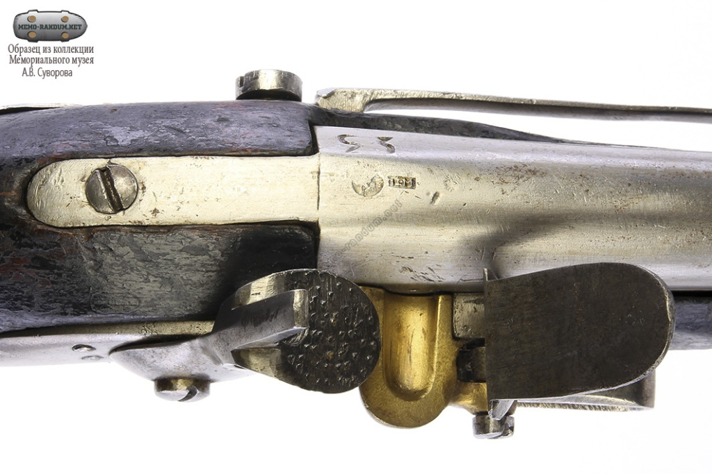 Пистолет русский кремневый кавалерийский солдатский Россия, Тула 1813. Инв.№ МС-1046