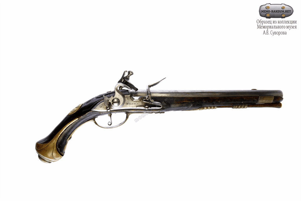 Пистолет русский кремневый обр. 1742 г. для лейб-гвардии Конного полка(1035) gif