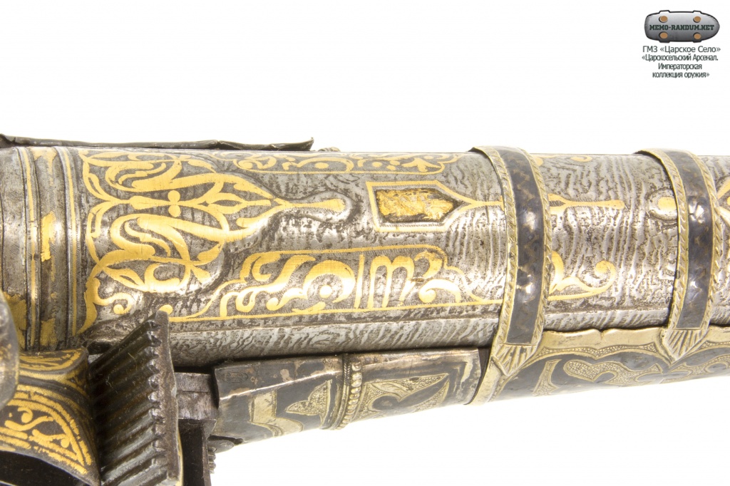 Пистолет грузинский. Инв. № ЕД-63-III/КП-14963. Украшение ствола