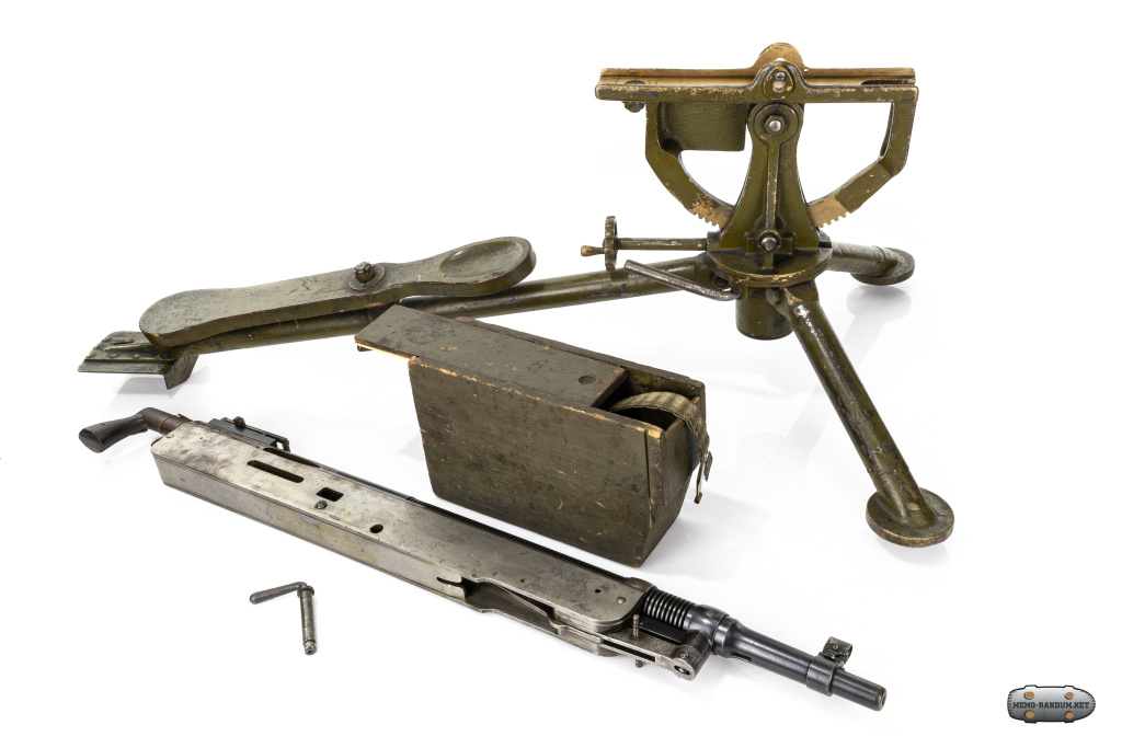 Пулемёт станковый Colt-Browning M1914 под русский патрон. пулемет снят со станка