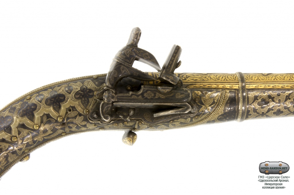 Пистолет кавказский кремнёвый. Инв.№ ЕД-61-III/КП-14961. Замок