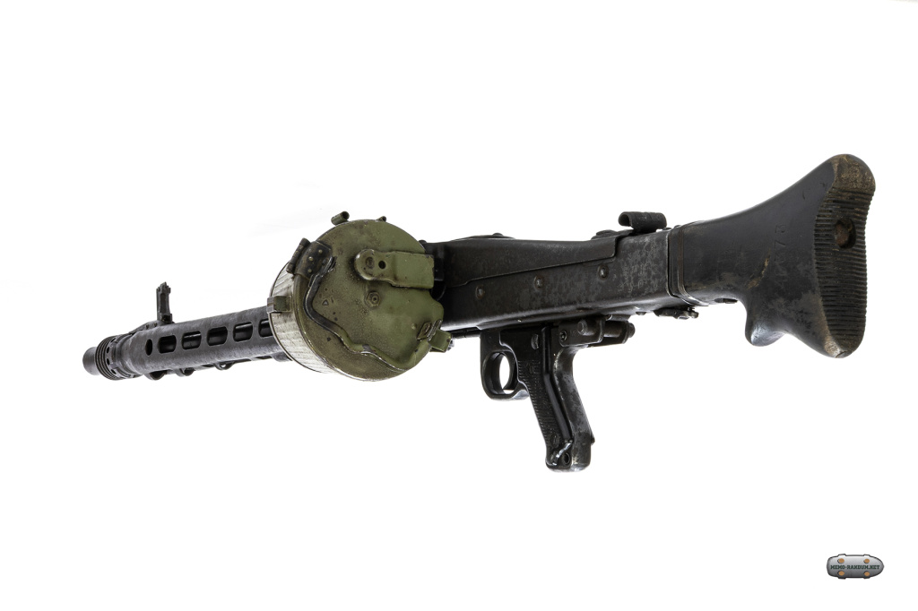 Пулемёт Zastava M53 с боевыми повреждениями. Югославия