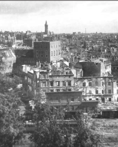 Рис. 14. Разрушенный город Кенигсберг, столица Восточной Пруссии. Фото Ю.Г. Вальденмайера (Данкова). 26 августа 1945 г.