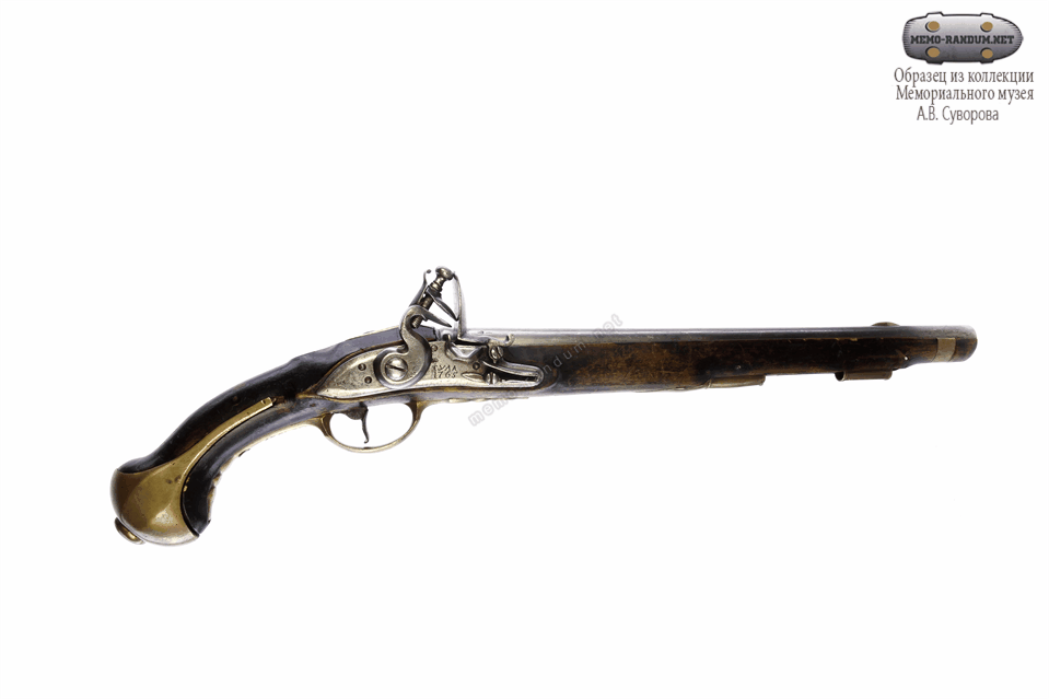Пистолет русский кремневый кавалерийский Россия, Тула 1765. Инв.№ МС-1037 gif