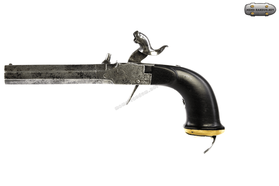 Дорожный пистолет, Льеж Бельгия, 1850-1892 -е gif