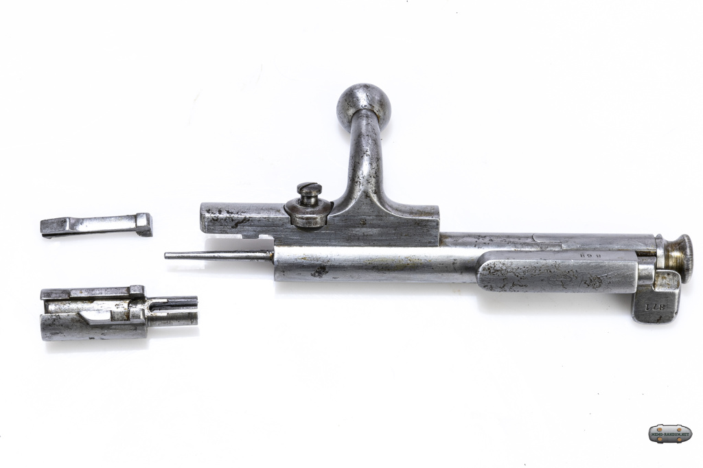 Карабин Штейр-Кропачек М1886 / Steyr Model 1886/91 Kropatschek 8mm (Cavalty Rifle) неполная разборка затвора